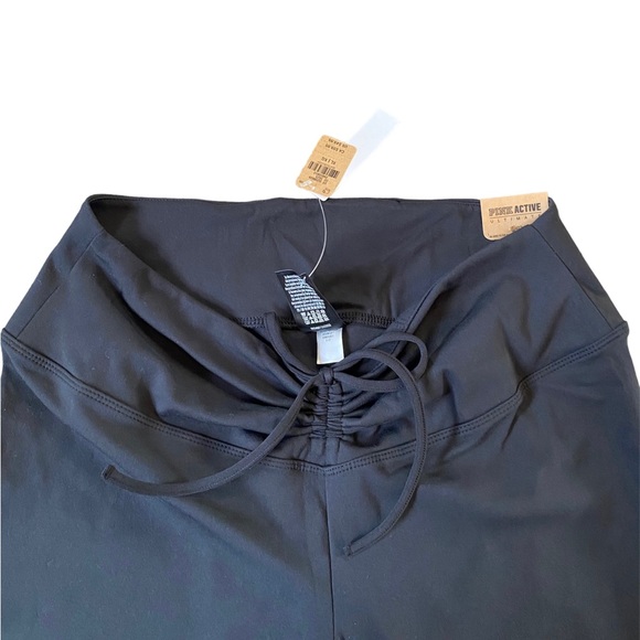 PINK active VS black adjustable waist ruched leggings womens size XL - Picture 4 of 4